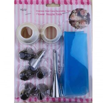 Díszítőcső + zsák és csatlakozó 10 részes