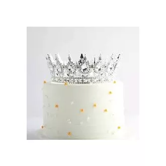 Korona tortadísz,tiara,tortadekoráció