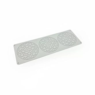Tuile ostya forma kör alakú,csillag mintázatú 