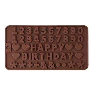 Happy Birthday betűk és számok