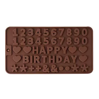 Happy Birthday betűk és számok