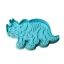 Dinoszaurusz (Triceratops) fondant kiszúró és sütemény mintázó 