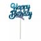 Happy Birthday tortabeszúró -kék