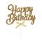 Happy Birthday -arany 