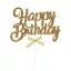Happy Birthday arany színű tortabeszúró,tortadísz