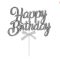 Happy Birthday-ezüst