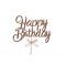 Happy birthday-rose gold