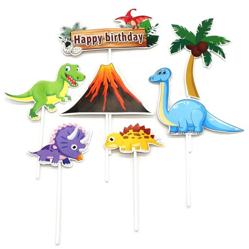 Happy Birthday -dínó 7db/csomag