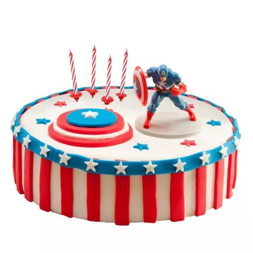 Amerika kapitány tortafigura,tortadísz