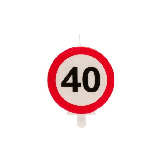 sebességkorlátozó tábla  40