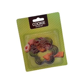 Fém virág kiszúró 5 részes