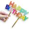 Happy Birthday színes beszúró