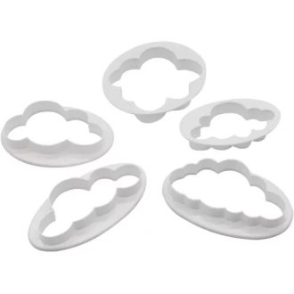Műanyag fondant,marcipán,tészta kiszúró-felhő 