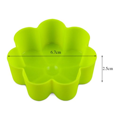 Szilikon virág alakú muffin forma 24 db/ csomag