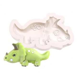   Szilikon fondant és marcipán mintázó-Dínó,dinoszaurusz(Triceratops)