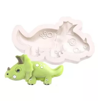   Szilikon fondant és marcipán mintázó-Dínó,dinoszaurusz(Triceratops)