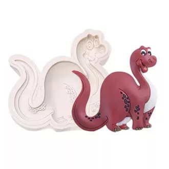   Szilikon fondant és marcipán formázó-dinoszaurusz,dínó (brontoszaurusz)