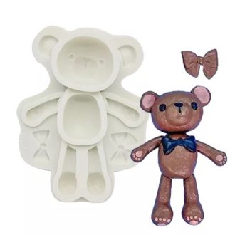 Szilikon fondant és marcipán formázó-maci,medve