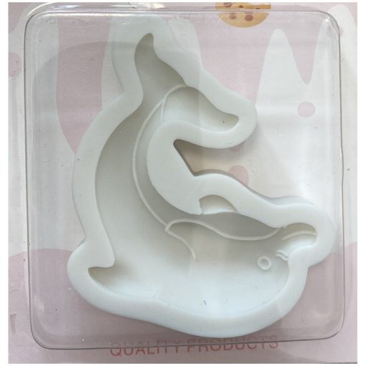 szilikon fondant és marcipán mintázó-Delfin