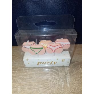 5 db bugyis torta gyertya