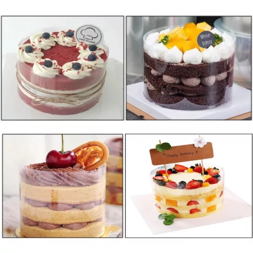 8 cm-es átlátszó torta acetát fólia 0,5 kg, Wax, Vax