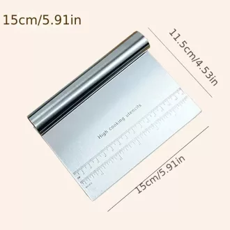   Trokser 15 cm-es mérőcsíkkal az alján,torta símító,tésztaosztó