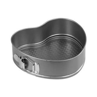   Kapcsos,csatos  -szív alakú,fém sütőforma,tortaforma 14 cm