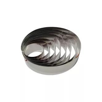 Tortakarika  fém 8 részes, 4 cm magas