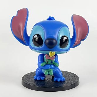   Stitch témájú figura műanyag tortadísz,tortadekoráció-nem ehető