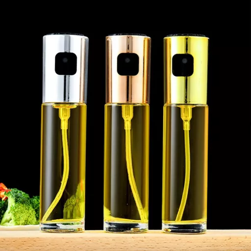 Olaj és ecet permetező spray üveg tartállyal 100ml