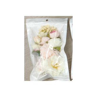 Művirág tortadísz-fehér színű 10 db/ csomag