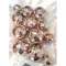 Disco, diszkó gömbök,tortadísz-rosegold színű 12 db/cs