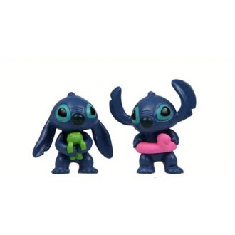  Kicsi Stitch II. témájú műanyag tortafigura,tortadísz 2db/csomag-nem ehető