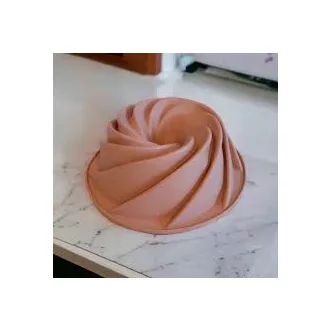 Szilikon sütőforma-kuglóf forma-örvény mintás, csővel