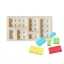 Lego alakú szilikon fondant formázó 6 adagos