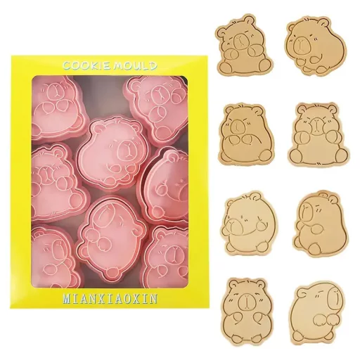 Capybara( kapibara) kiszúró,nyomdázó 8db-os