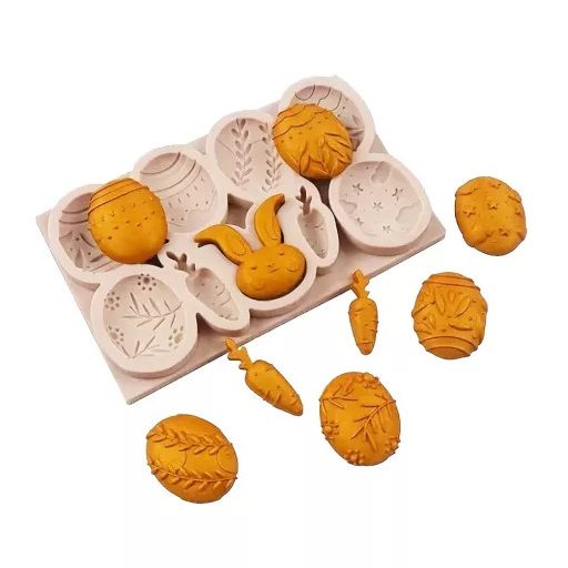 Húsvéti tojás,nyuszi szilikon fondant mintázó