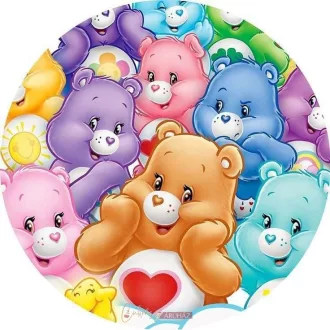 Csupaszív bocsok témájú 1. tortaostya, ostyalap