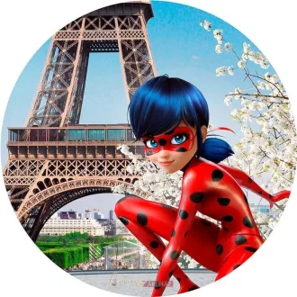   Miraculous – Katicabogár és Fekete Macska 1. témájú tortaostya,ostyalap
