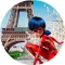 Miraculous – Katicabogár és Fekete Macska 1. témájú tortaostya,ostyalap