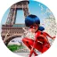 Miraculous – Katicabogár és Fekete Macska 1. témájú tortaostya,ostyalap