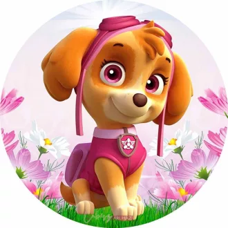   Mancsőrjárat, Paw Patrol,Skye témájú tortaostya,ostyalap