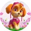 Mancsőrjárat, Paw Patrol,Skye témájú tortaostya,ostyalap