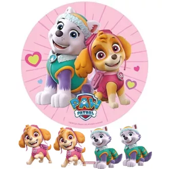   Mancsőrjárat, Paw Patrol,Skye, Everest témájú tortaostya,ostyalap