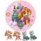 Mancsőrjárat, Paw Patrol,Skye, Everest témájú tortaostya,ostyalap
