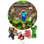 Minecraft témájú tortaostya, ostyalap