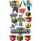 Minecraft témájú tortaostya, ostyalap