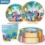 Stitch témájú  tányér és pohár szett 30 db-os