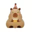 Capybara témájú , tortával fólia lufi