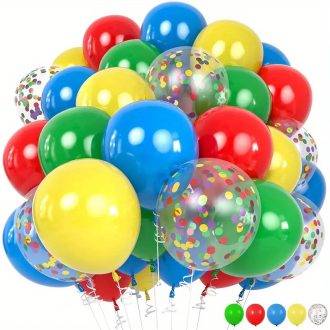  Party Kellék.Színes lufi csomag 46 db/csomag